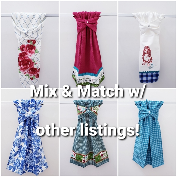 ■✅LAST ONE✅NEW! Pioneer Woman Hang'N'Snap HAND Towel *Select your snap - Picture 3 of 9